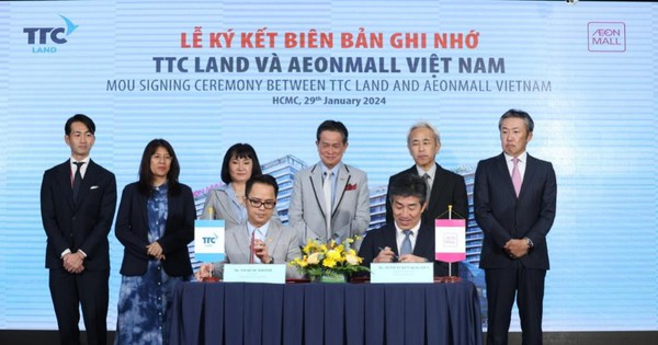 TTC Land và AeonMall Việt Nam ký kết biên bản ghi nhớ