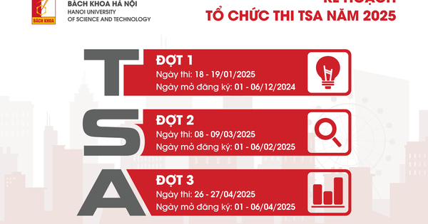 ĐH B&aacute;ch khoa H&agrave; Nội c&ocirc;ng bố lịch thi đ&aacute;nh gi&aacute; tư duy TSA 2025