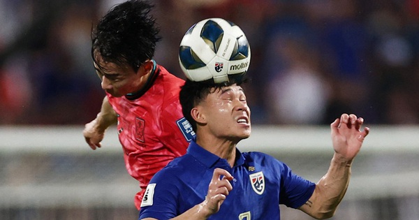 Thi đấu đôi công với Hàn Quốc, đội tuyển Thái Lan nhận thất bại trên sân nhà