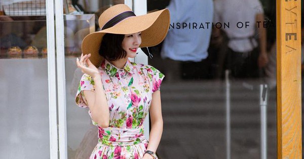 Váy hoa, mũ cói - trang phụ kiện 'chữa lành' hữu hiệu nhất mùa hè