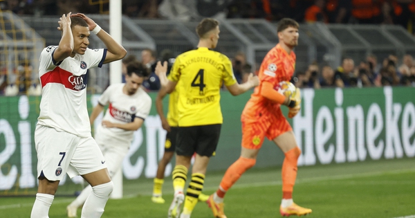 Bán kết Champions League: Mbappe chịu thua… cột dọc, PSG nhận thất bại ở Dortmund
