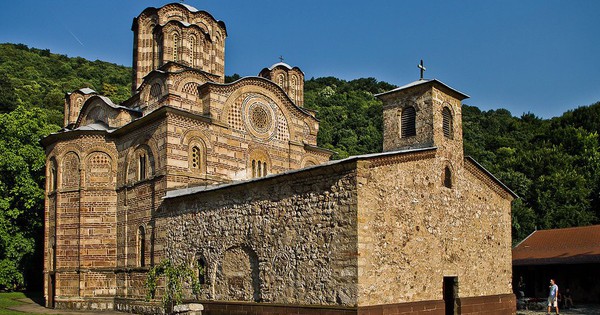 Unique architectural heritage in Serbia creates beautiful poetic scenery