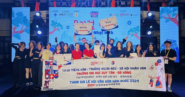 SV ĐH Duy Tân giành giải nhì, ba tại Ngày hội Ngôn ngữ Văn hóa Hàn 2024