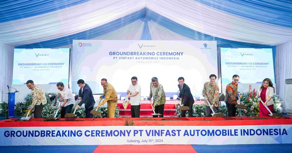 VinFast động thổ nhà máy lắp ráp xe điện 200 triệu USD tại Indonesia