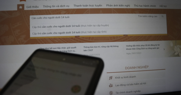 Hướng dẫn làm căn cước online cho trẻ