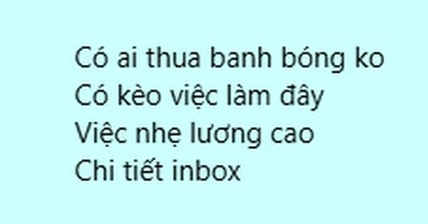 Cái bẫy ‘việc nhẹ lương cao’ đang giăng ra trong mùa EURO…