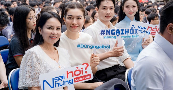 Á hậu Lệ Hằng, Á vương Minh Toại giải đáp 'chuyện khó nói' của học sinh