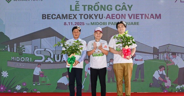 Becamex Tokyu và Aeon Việt Nam tổ chức lễ trồng cây ‘Cánh rừng quê hương’