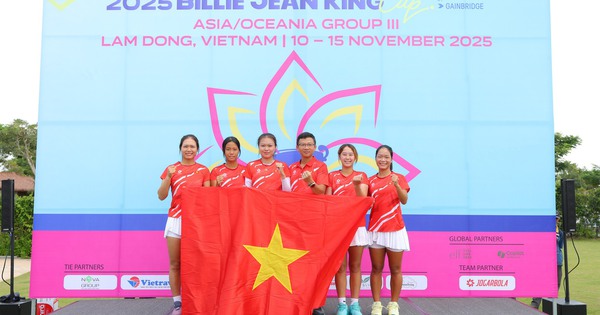 Đội tuyển quần vợt Việt Nam xung trận ở Billie Jean King Cup trên sân nhà