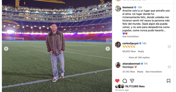 Messi bất ngờ đến thăm sân Nou Camp, CĐV Barcelona khấp khởi cho ngày trở về