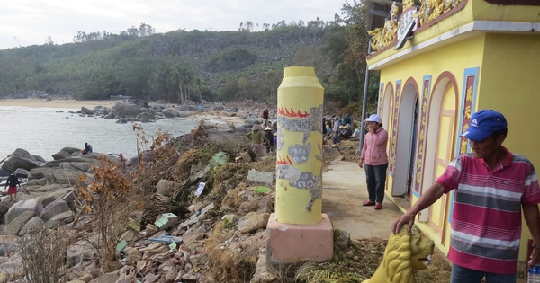 Di tích Sa Huỳnh hư hại vì bão