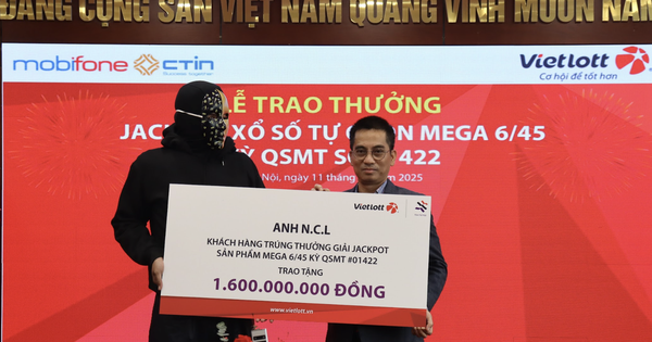 Trúng Vietlott hơn 133 tỉ đồng sau hai năm mua cùng dãy số