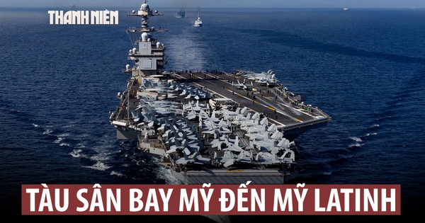 Tàu sân bay lớn nhất của Mỹ đến gần, Venezuela sẵn sàng kháng cự