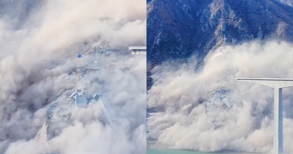 Trung Quốc: Cầu vượt cao tốc mới khánh thành sập do lở đất