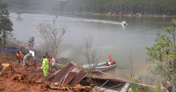 Lâm Đồng: 500 người tham gia diễn tập phòng thủ dân sự tại hồ Tuyền Lâm
