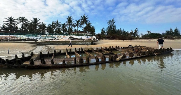 Tàu cổ phát lộ ở bờ biển Hội An: Cảng vụ Hàng hải Đà Nẵng lên tiếng