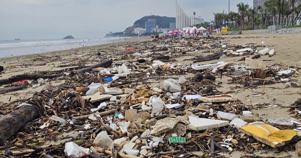 Rác đại dương 'bao vây' công viên nghìn tỉ ở Bãi Sau Vũng Tàu