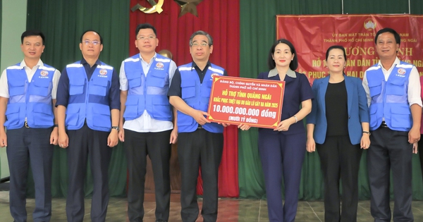 TP.HCM hỗ trợ Quảng Ngãi 10 tỉ đồng khắc phục hậu quả 2 cơn bão