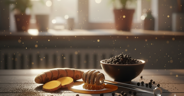 Vì sao nên uống trà nghệ khi thời tiết chuyển mùa?