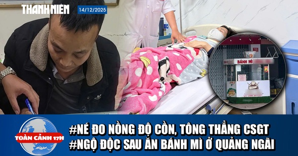 Toàn cảnh 17h: Né đo nồng độ cồn, tông thẳng vào CSGT | Thêm vụ ngộ độc sau ăn bánh mì ở Quảng Ngãi