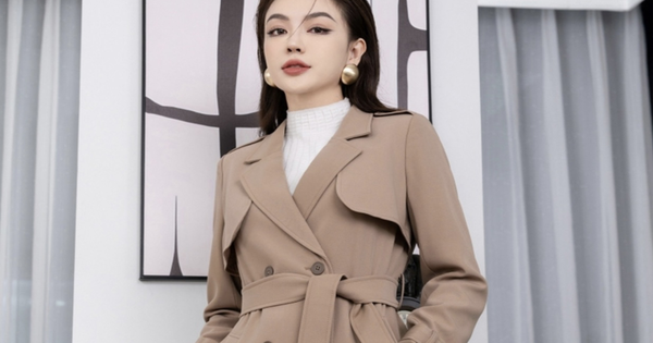 Áo măng tô thắt eo 'quyền lực', vừa ấm vừa tôn dáng