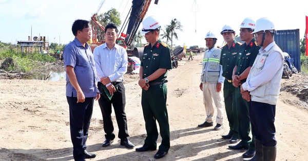 Cà Mau đôn đốc thi công cao tốc Đất Mũi khi giải phóng mặt bằng đạt 95%

