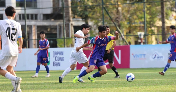 Sôi động giải bóng đá thiếu niên quốc tế U.13 Việt Nam - Nhật Bản