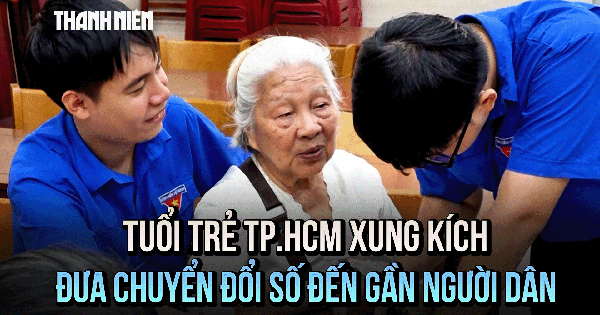 Tuổi trẻ TP.HCM xung kích hỗ trợ chính quyền 2 cấp – đưa chuyển đổi số đến gần người dân