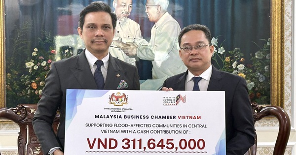 Cộng đồng người Malaysia tại TP.HCM hỗ trợ cho miền trung bị bão lũ