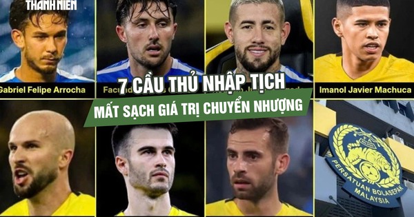 7 cầu thủ nhập tịch lậu Malaysia bị xóa sạch giá trị chuyển nhượng