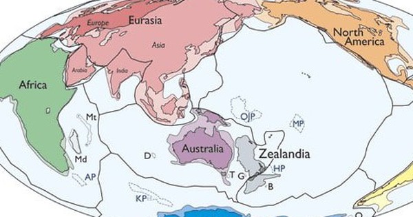 Khám phá buộc phải cập nhật số lục địa cho trái đất