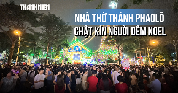 Nhà thờ ‘đá’ Thánh Phaolô đông nghịt đêm Noel