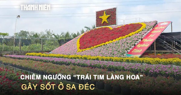 Chiêm ngưỡng 'trái tim làng hoa' gây sốt ở Sa Đéc