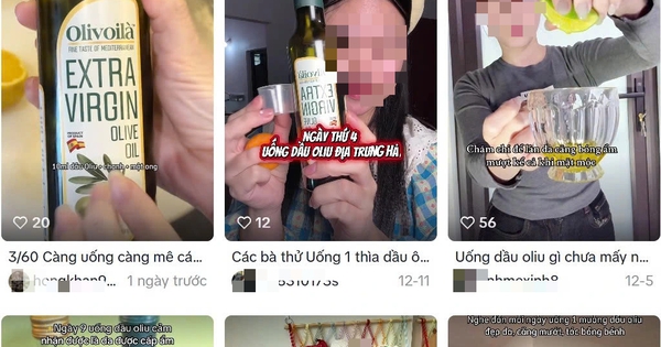 Trào lưu uống dầu ô-liu mỗi buổi sáng để làm đẹp được chia sẻ rầm rộ