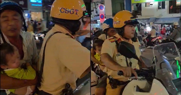 CSGT Chợ Lớn chở bé gái đi cấp cứu trong giờ cao điểm, xe đông nghẹt