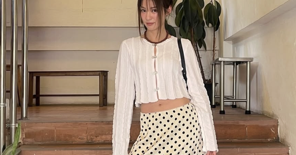 Chân váy midi nhẹ nhàng nhưng đủ tạo dấu ấn thời trang riêng