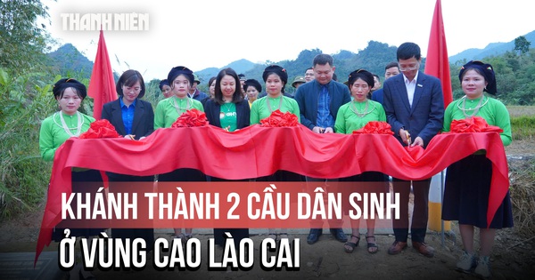 Chung tay vì cộng đồng: Khánh thành 2 cầu dân sinh ở vùng cao Lào Cai