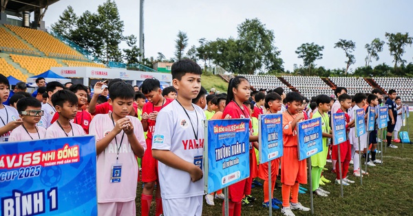 Hào hứng ngày khai màn giải bóng đá nhi đồng TP.Cần Thơ 2025