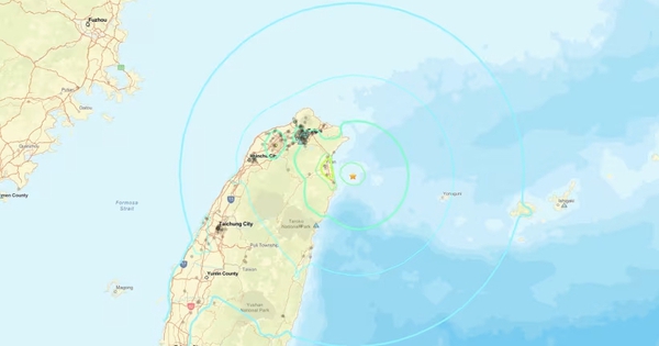 Động đất 7 độ Richter rung chuyển Đài Loan