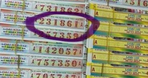 Hàng loạt vé trúng xổ số miền Nam ngày 30 tháng 12 đài Bến Tre lộ diện