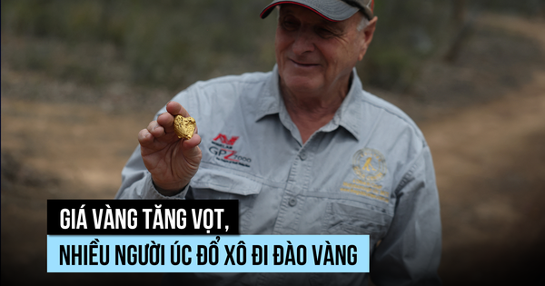 Giá tăng vọt, nhiều người Úc đổ xô đi đào vàng