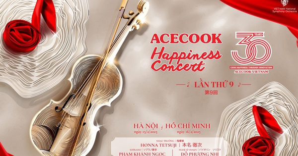 Acecook Happiness Concert 2025: H&agrave;nh tr&igrave;nh 9 năm lan tỏa hạnh ph&uacute;c qua &acirc;m nhạc