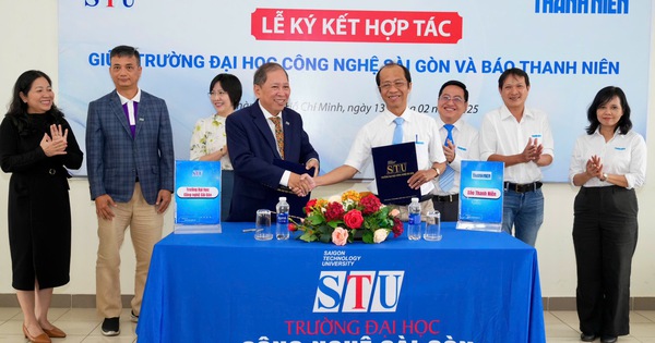 Trường ĐH C&ocirc;ng nghệ S&agrave;i G&ograve;n k&yacute; kết hợp t&aacute;c với B&aacute;o Thanh Ni&ecirc;n