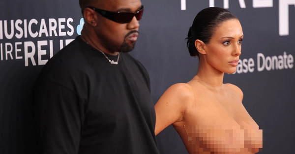 Vợ Kanye West c&oacute; bị phạt sau vụ mặc như khỏa th&acirc;n ở Grammy 2025?