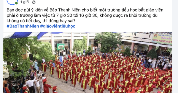 Gi&aacute;o vi&ecirc;n c&oacute; ủng hộ 'ở trường l&agrave;m việc từ 7 giờ 30 tới 16 giờ 30'?