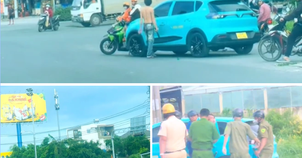 Khống chế người đ&agrave;n &ocirc;ng cầm dao chặn xe taxi c&ocirc;ng nghệ ở v&ugrave;ng ven