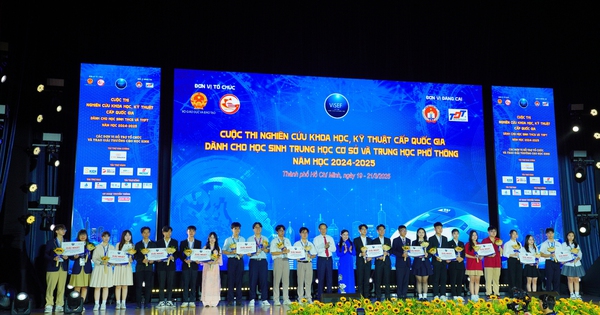 12 đề t&agrave;i đạt giải nhất Cuộc thi Khoa học kỹ thuật quốc gia năm 2025