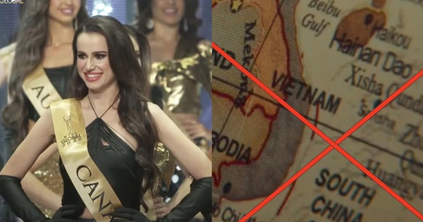 &#039;Hoa hậu To&agrave;n cầu&#039; bị tấn c&ocirc;ng v&igrave; nghi d&ugrave;ng bản đồ &#039;đường lưỡi b&ograve;&#039;