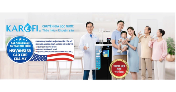 An t&acirc;m sống khỏe với m&aacute;y lọc nước RO đạt chuẩn NSF/ANSI 58 của Mỹ