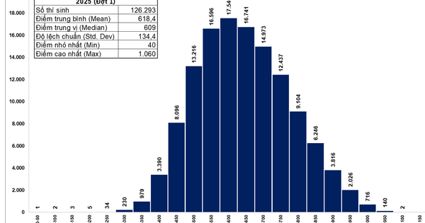 ĐH Quốc gia TP.HCM c&ocirc;ng bố phổ điểm thi đ&aacute;nh gi&aacute; năng lực đợt 1 năm 2025